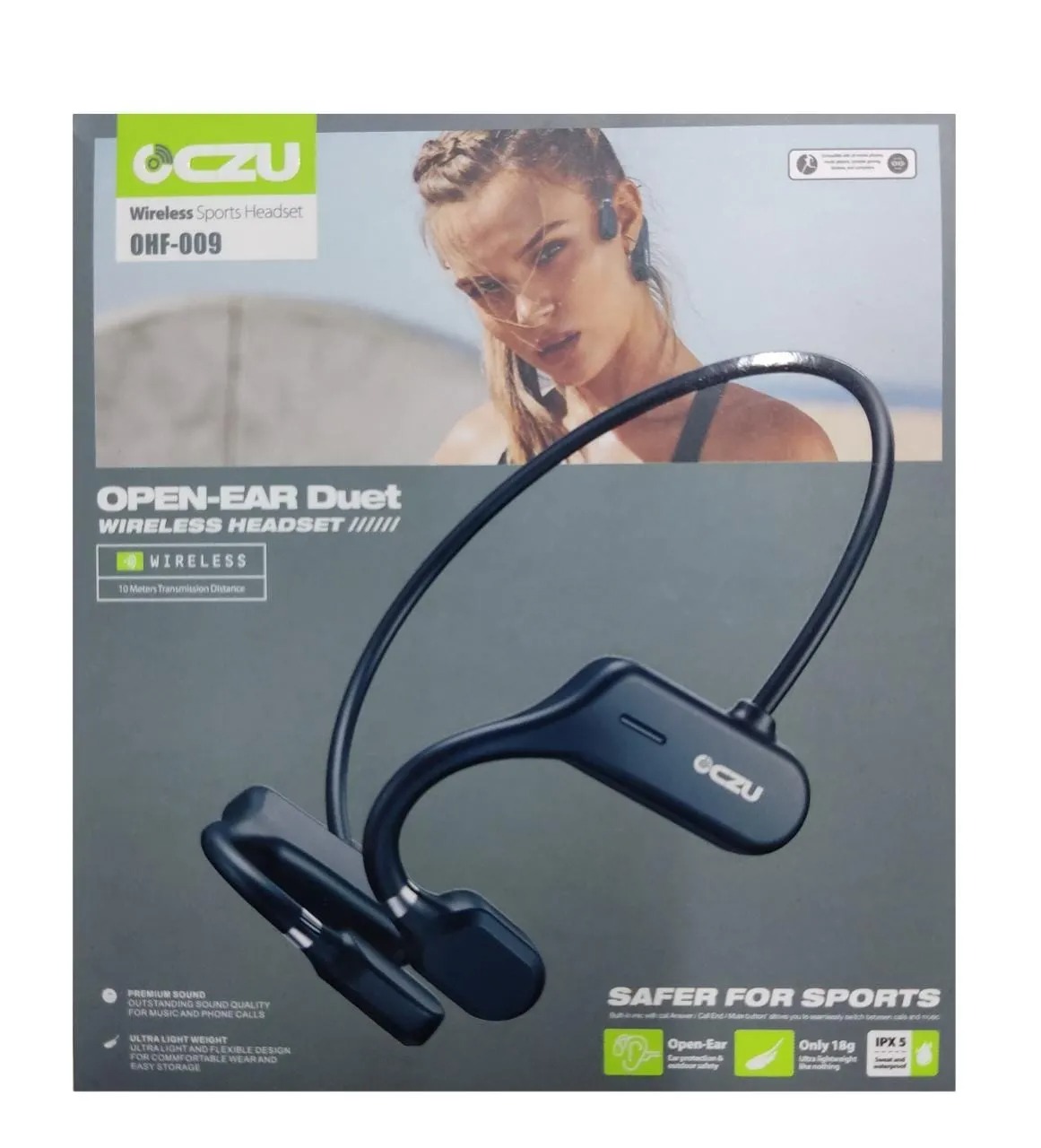 Miniatura 2 de Audífonos De Conducción Ósea Marca Oczu